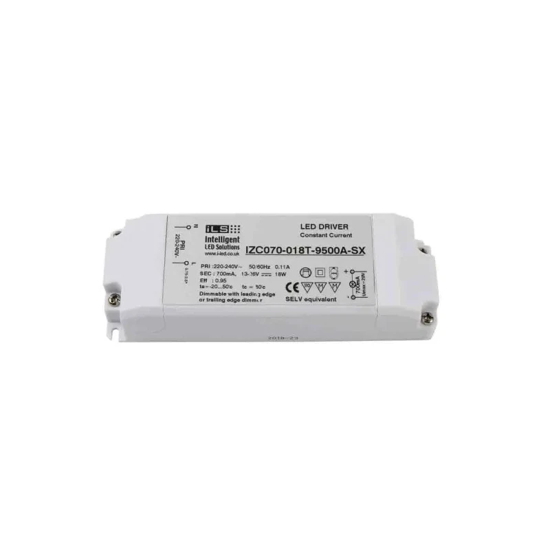 Intelligent LED Solutions 1 Output Constant Current LED Driver 13V, 26V, 18W, 700mA IPZ0 IPZ0