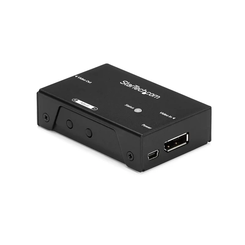 StarTech.com 1 Port DisplayPort over DP 7.1 Surround Sound Audio Video Extender 20 m Extension Distance 2560 x 1600 DPBOOST