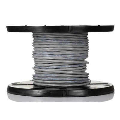 Alpha Wire Alpha Essentials Communication & Control Series Data Cable 2 Pairs 4 Cores 0.35 mm² 30 m Grey Sheath 1243/2C SL005
