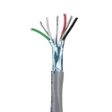 Alpha Wire Alpha Essentials Communication & Control Series Data Cable 2 Pairs 4 Cores 0.35 mm² 30 m Grey Sheath 1243/2C SL005