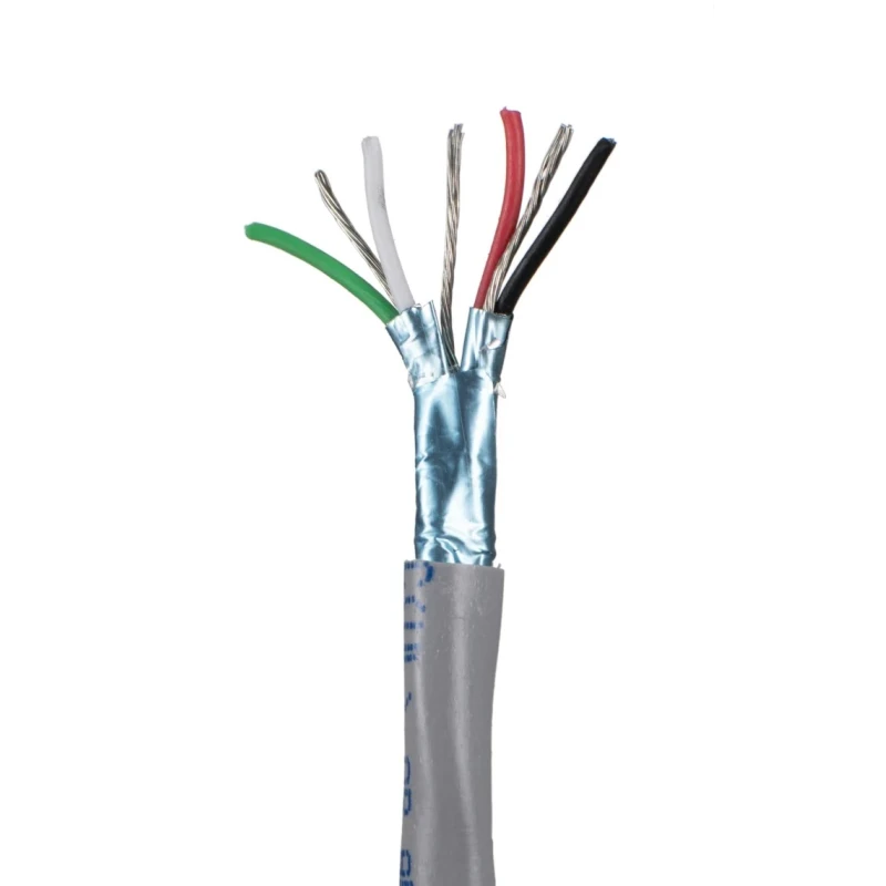 Alpha Wire Alpha Essentials Communication & Control Series Data Cable 2 Pairs 4 Cores 0.35 mm² 30 m Grey Sheath 1243/2C SL005