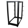 StarTech.com 25U 4 Post Steel Server Rack Frame Black 1.2m Height 4POSTRACK25U