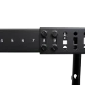 StarTech.com 25U 4 Post Steel Server Rack Frame Black 1.2m Height 4POSTRACK25U