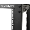 StarTech.com 25U 4 Post Steel Server Rack Frame Black 1.2m Height 4POSTRACK25U