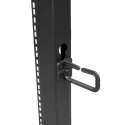 StarTech.com 25U 4 Post Steel Server Rack Frame Black 1.2m Height 4POSTRACK25U
