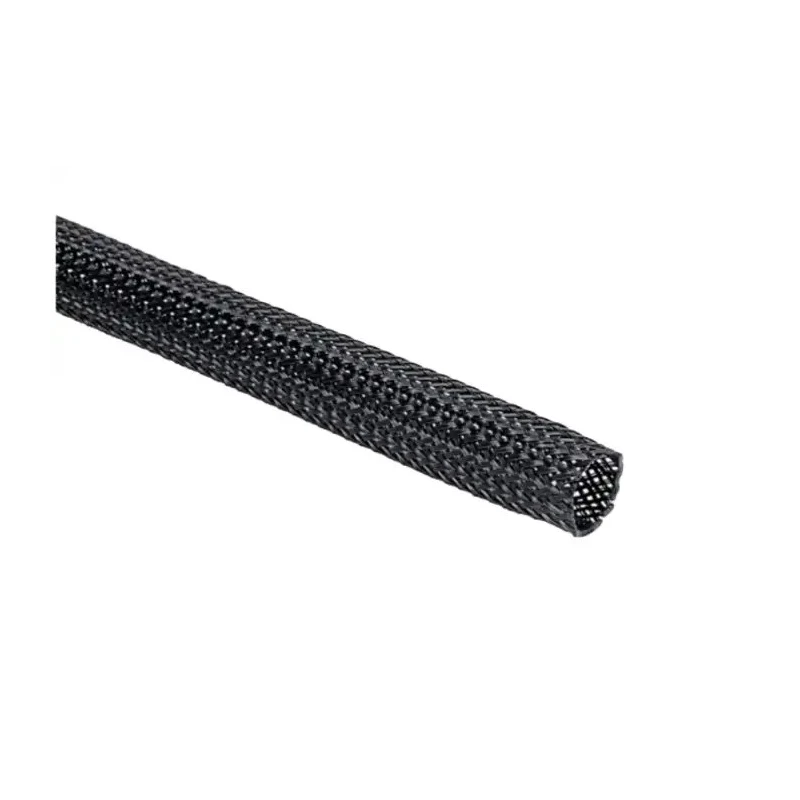 HellermannTyton Expandable Braided Polyethylene Terephthalate Black Cable Sleeve 5m Length 18mm-34mm 170-12500 HEGP25-PET-BK