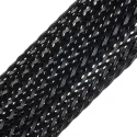 HellermannTyton Expandable Braided Polyethylene Terephthalate Black Cable Sleeve 5m Length 18mm-34mm 170-12500 HEGP25-PET-BK