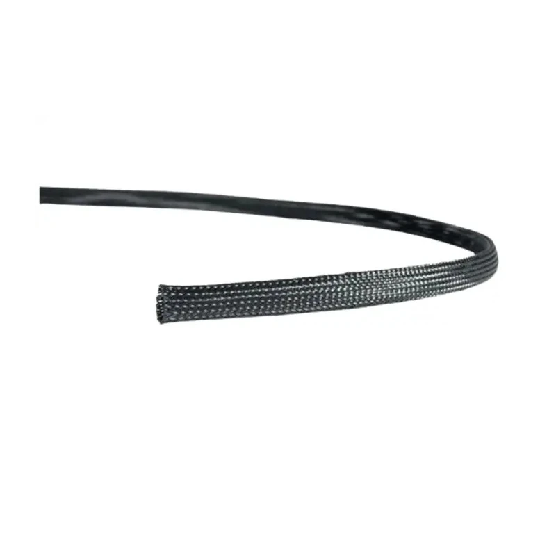 HellermannTyton Expandable Braided Polyethylene Terephthalate Black Cable Sleeve 5m Length 18mm-34mm 170-12500 HEGP25-PET-BK