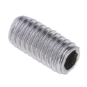 RS PRO Stainless Steel M3 x 6 mm Grub Screw Plain Cup DIN 916 187-0686