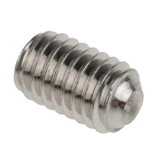 RS PRO Stainless Steel M5 x 8 mm Plain Cup Grub Screw DIN 916 187-0743