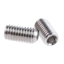 RS PRO Stainless Steel M5 x 10 mm Grub Screw Plain Cup 187-0759