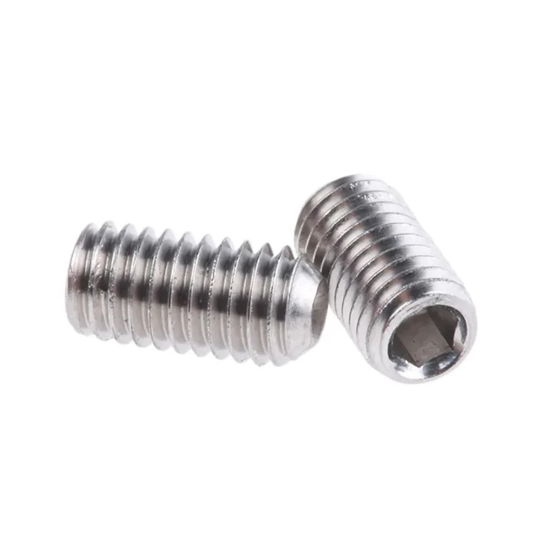 RS PRO Stainless Steel M5 x 10 mm Grub Screw Plain Cup 187-0759