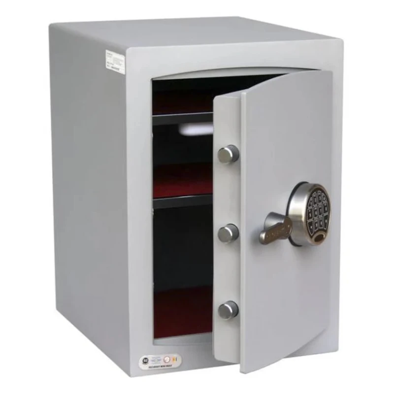 Securikey Electronic Safe 67L Capacity, Electronic Lock, Interior Light, Metallic Dark Grey RAL7001 SFMV-2ZE-S-S2