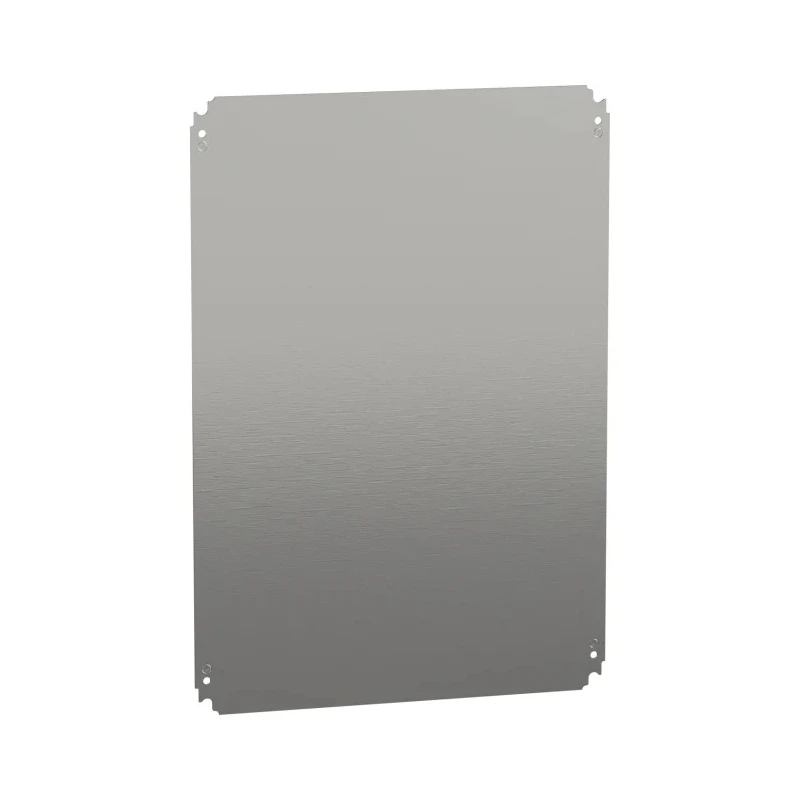 Schneider Electric Galvanised Steel Zinc Bichromated Mounting Plate 450mm W x 650mm L NSYMM75