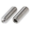 RS PRO Stainless Steel M6 x 16 mm Plain Cup Point Hexagon Grub Screw 187-0816