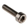 RS PRO Plain Stainless Steel Hex Socket Cap Screw M3 x 12 mm DIN 912 Grade A 187-1229