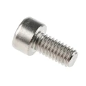 RS PRO Plain Stainless Steel Hex Socket Cap Screw, Hex Socket, M4 x 8 mm 187-1241