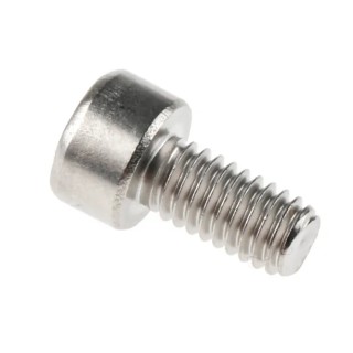 RS PRO Plain Stainless Steel Hex Socket Cap Screw, Hex Socket, M4 x 8 mm 187-1241