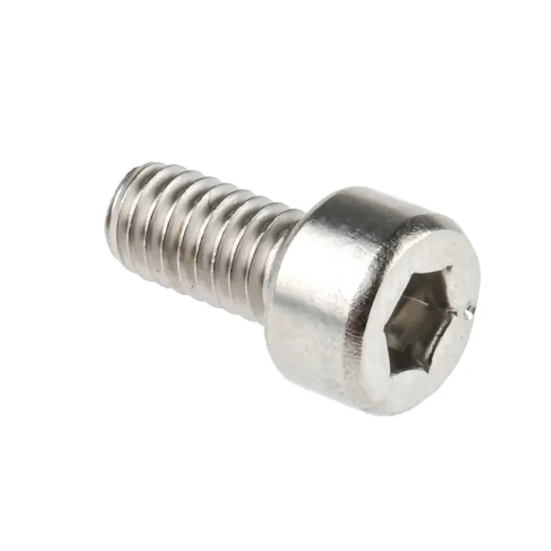 RS PRO Plain Stainless Steel Hex Socket Cap Screw, Hex Socket, M4 x 8 mm 187-1241