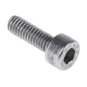 RS PRO Plain Stainless Steel Hex Socket Cap Screw M4 x 12 mm 187-1257