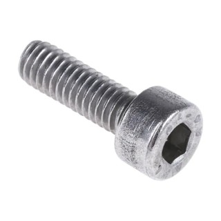 RS PRO Plain Stainless Steel Hex Socket Cap Screw M4 x 12 mm 187-1257