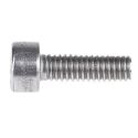 RS PRO Plain Stainless Steel Hex Socket Cap Screw M4 x 12 mm 187-1257