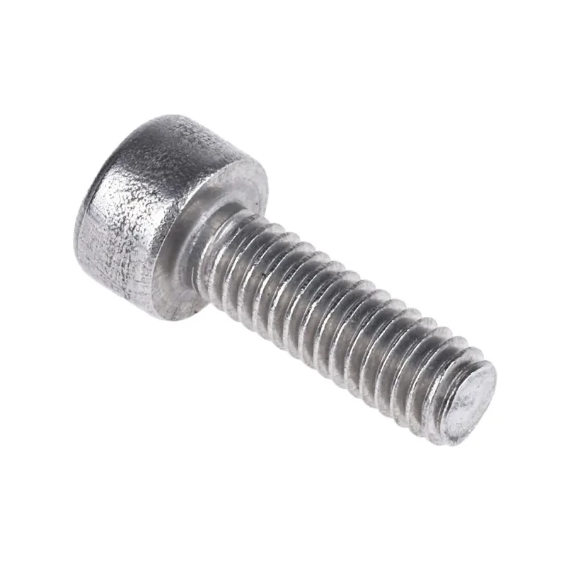 RS PRO Plain Stainless Steel Hex Socket Cap Screw M4 x 12 mm 187-1257