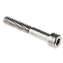 RS PRO Plain Stainless Steel Hex Socket Cap Screw M8 Diameter 50 mm Length DIN 912 Standard 187-1538