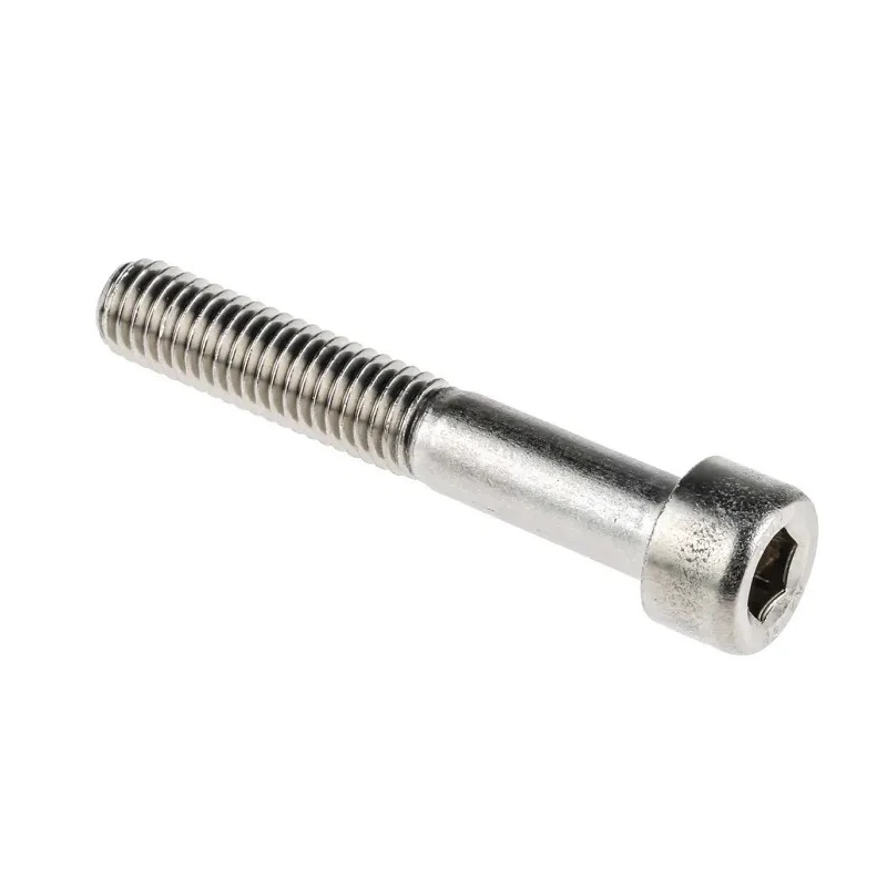 RS PRO Plain Stainless Steel Hex Socket Cap Screw M8 Diameter 50 mm Length DIN 912 Standard 187-1538