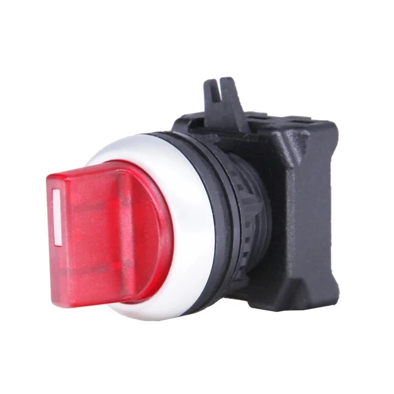 RS Pro 3 Position Illuminated Selector Switch Head, 22 mm Cutout Diameter, Red Handle, IP65 Rated 188-1166