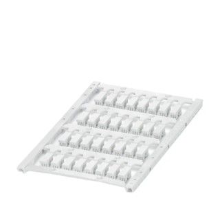 Phoenix Contact UCT-WMC0 Clip-On Cable Marker White, 2 mm to 2.9 mm Cable Diameter, Polycarbonate 0830780