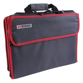 Facom Hydrocarbons Resistant Anti Impact Tool Case, Grey, 430mm x 320mm x 130mm BS.12