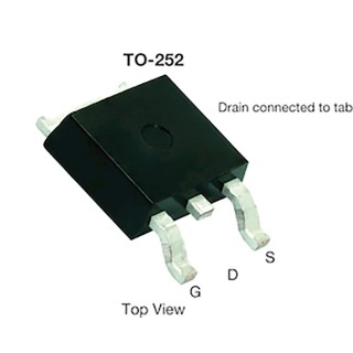 Vishay TrenchFET N-Channel Power MOSFET, 100 A, 60 V, 107 W, TO-252 Surface Mount, 3-Pin SQD50034E_GE3
