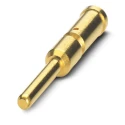 Phoenix Contact Male Crimp Circular Connector Contact, Contact Size 2 mm, Turned Type, Nickel Plated 1050147