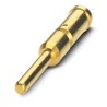 Phoenix Contact Male Crimp Circular Connector Contact, Contact Size 2 mm, Turned Type, Nickel Plated 1050147