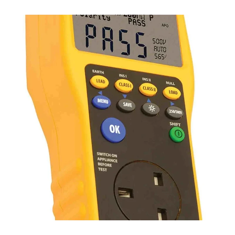 Martindale Advanced Portable Appliance Tester Battery Powered PAT Tester Class I, Class II Test Type HPAT600