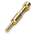 Phoenix Contact Male Crimp Circular Connector Contact, Contact Size 1 mm, Wire Size 0.25 mm² to 1 mm², Nickel 1618458
