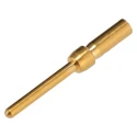 Phoenix Contact Male Crimp Contact, 1 mm Contact Size, Wire Size 0.14 to 0.56 mm², Copper Zinc Alloy, Gold Nickel 1597862