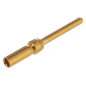 Phoenix Contact Male Crimp Contact, 1 mm Contact Size, Wire Size 0.14 to 0.56 mm², Copper Zinc Alloy, Gold Nickel 1597862