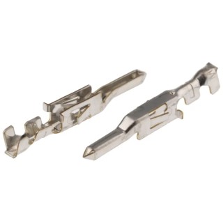 Molex 5558 Series Male Crimp Terminal 28 AWG Min, 22 AWG Max, 9A Current, Brass Contact 39-00-0048