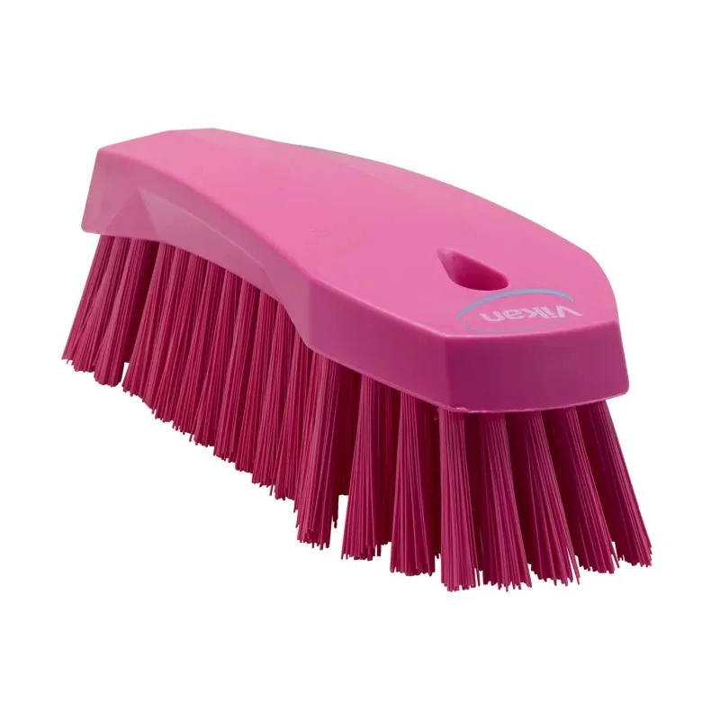 Vikan Pink Scrubbing Brush 36 mm Bristle Length Polyester Bristle Material 38901