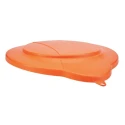 Vikan 12L Plastic Orange Bucket Lid, Clip System, Dimensions 365x310x40 mm 56877
