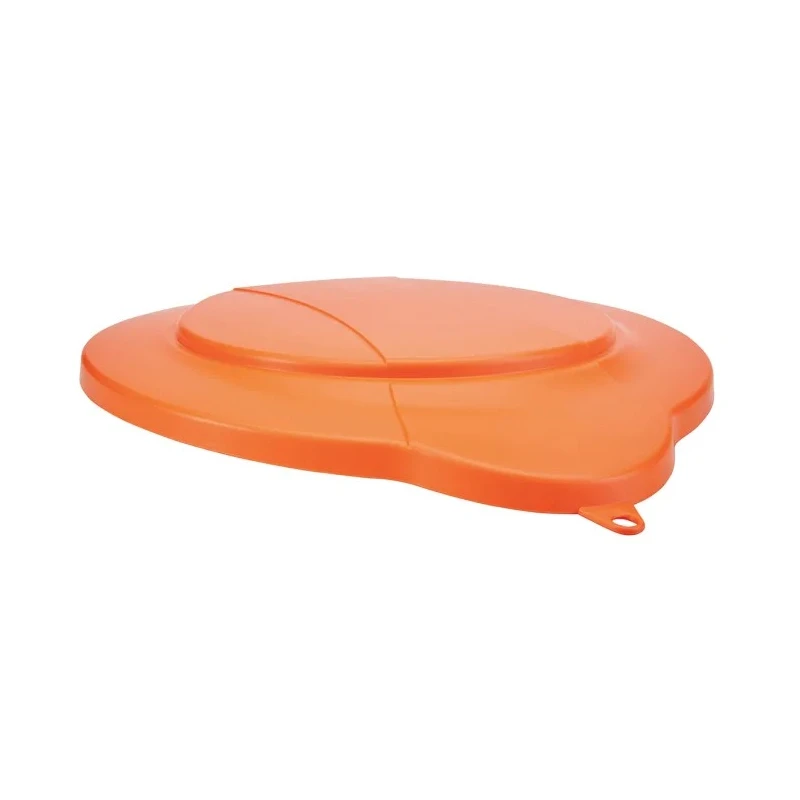 Vikan 12L Plastic Orange Bucket Lid, Clip System, Dimensions 365x310x40 mm 56877
