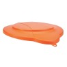 Vikan 12L Plastic Orange Bucket Lid, Clip System, Dimensions 365x310x40 mm 56877