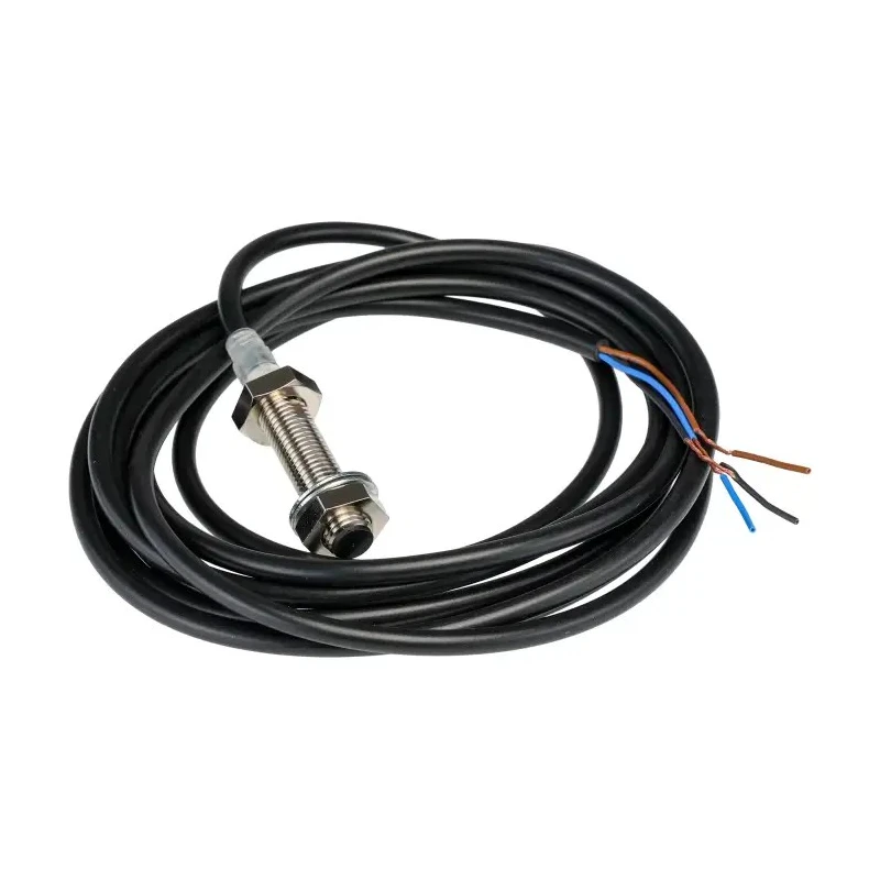 Omron Threaded Barrel Inductive Proximity Sensor M8 PNP 30 V DC 4 mm Detection Range E2E-X4B1TL8 2M