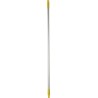 Vikan Yellow Polypropylene Anodised Aluminium Mop Handle 1.46 m Euro Threaded 29596
