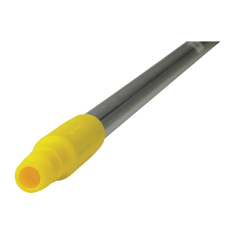 Vikan Yellow Polypropylene Anodised Aluminium Mop Handle 1.46 m Euro Threaded 29596