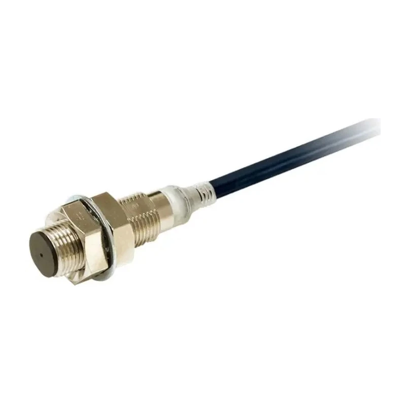 Omron Threaded Barrel Inductive Proximity Sensor M12 PNP Brass Body 30 V DC 16 mA Max Supply Voltage E2E-X6B1T12 2M