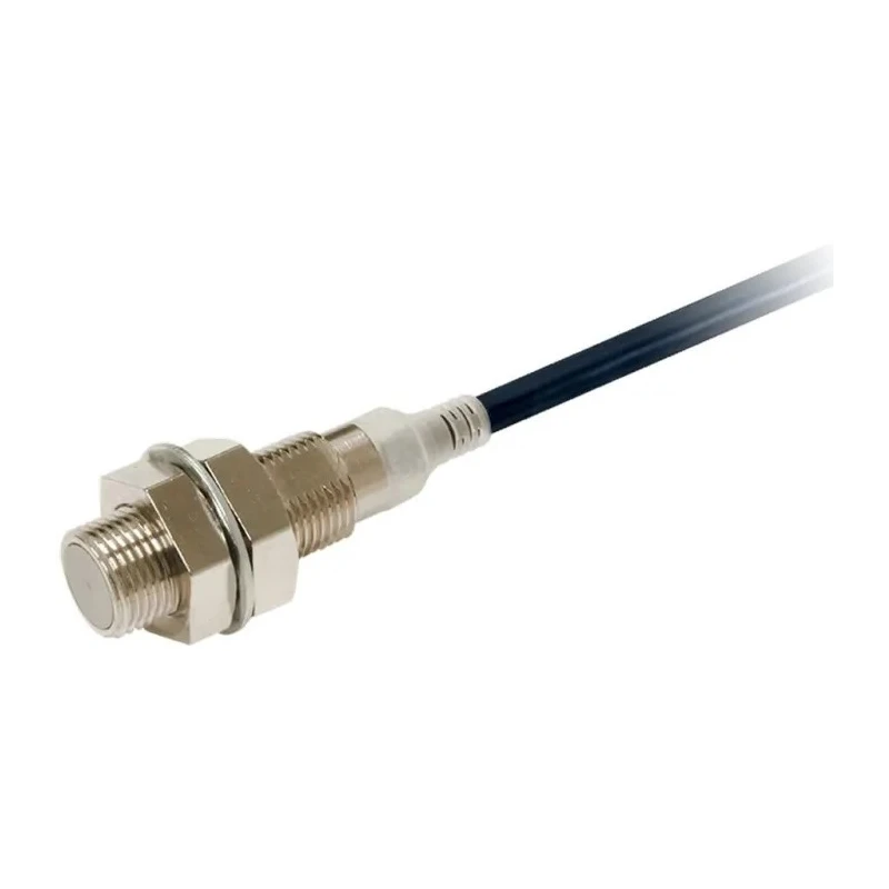 Omron Threaded Barrel Inductive Proximity Sensor M12 PNP 30 V DC 4 mm Detection E2E-X4B3D12 2M