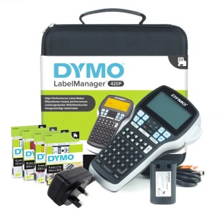 Dymo Label Printer Handheld LabelManager 420 Black 19 mm Max Label Width S0915480